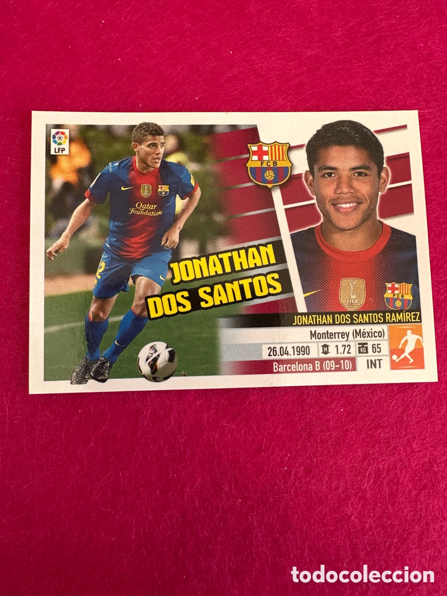 Cartes &agrave; collectionner de Football: JONATHAN DOSSANTOS(F.C.BARCELONA)13B COLOCA LIGA ESTE 2013-2014 13 14 NUNCA PEGADO SIN PEGAR