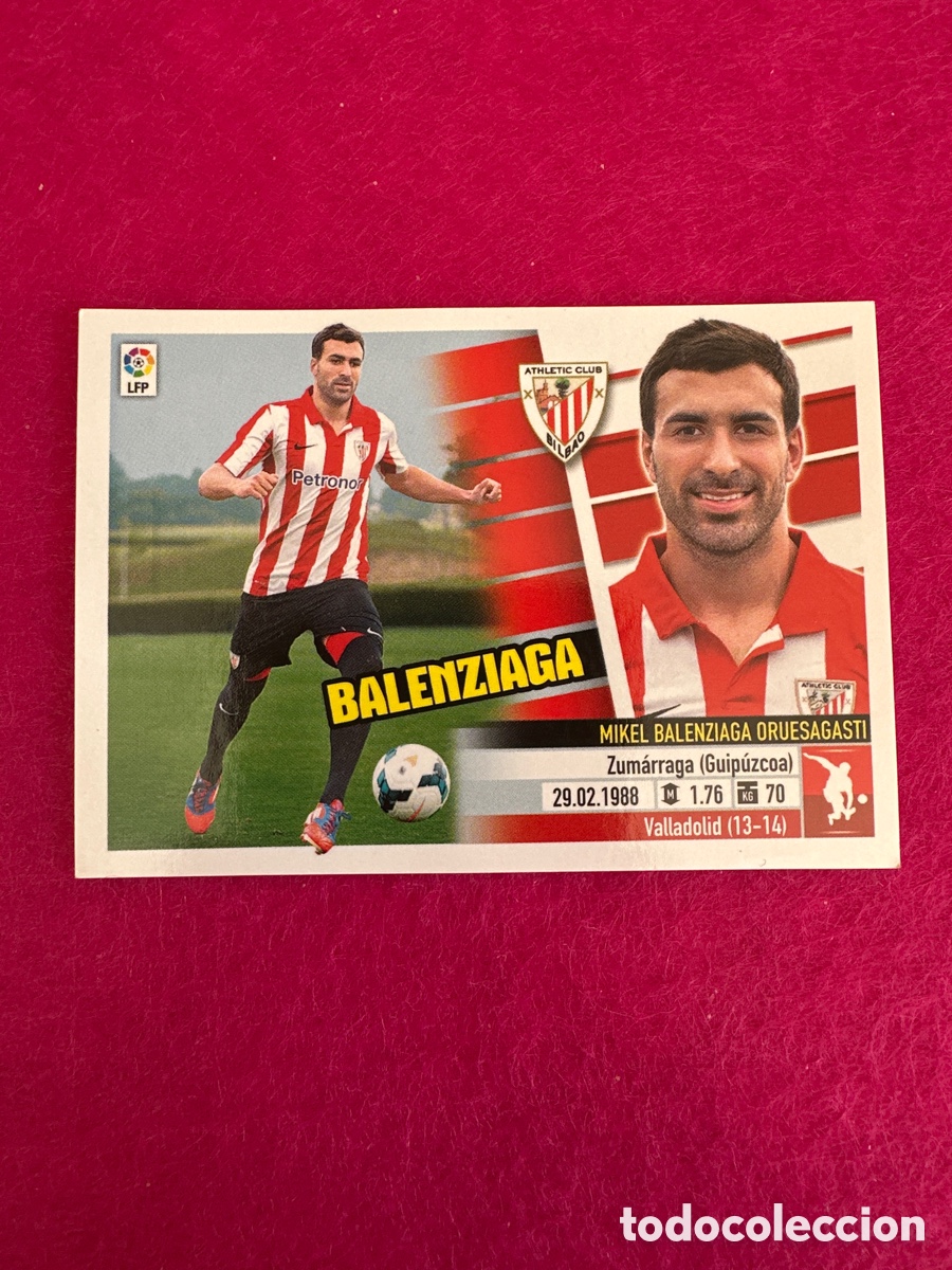 Cartes &agrave; collectionner de Football: BALENZIAGA(ATHLETIC BILBAO)7B COLOCA LIGA ESTE 2013-2014 13 14 NUNCA PEGADO SIN PEGAR