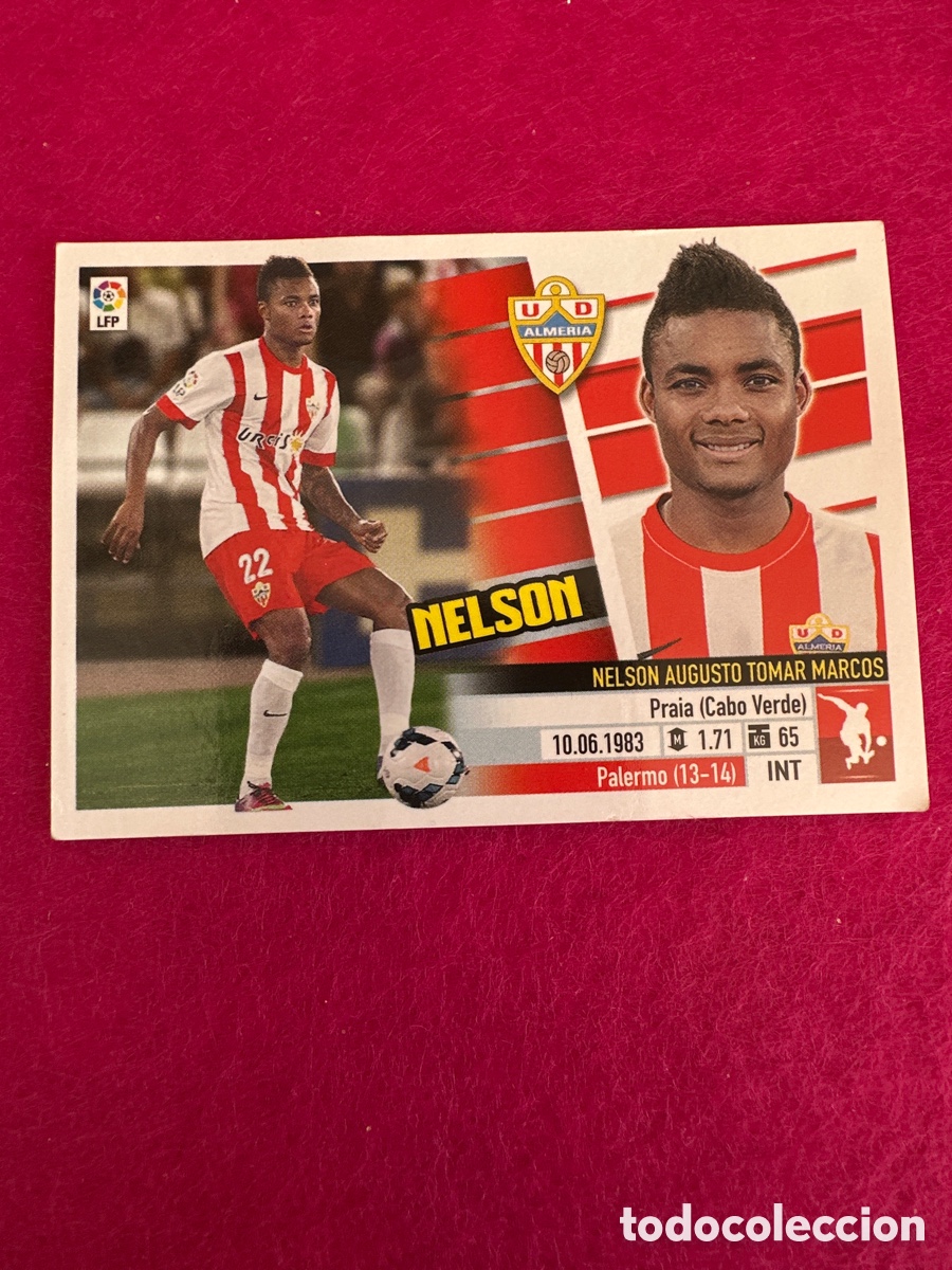 Cartes &agrave; collectionner de Football: NELSON (ALMER&Iacute;A)3B COLOCA LIGA ESTE 2013-2014 13 14 NUNCA PEGADO SIN PEGAR