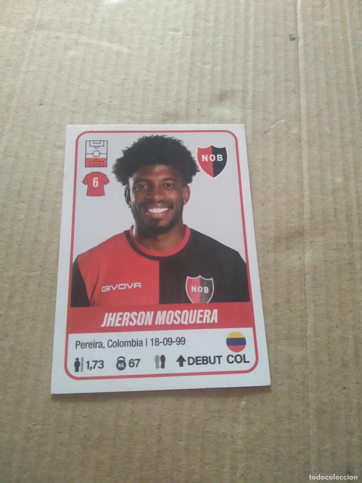 Cartes &agrave; collectionner de Football: 297 JHERSON MOSQUERA NEWELL'S CROMO FUTBOL ARGENTINO PANINI LIGA ARGENTINA 2023