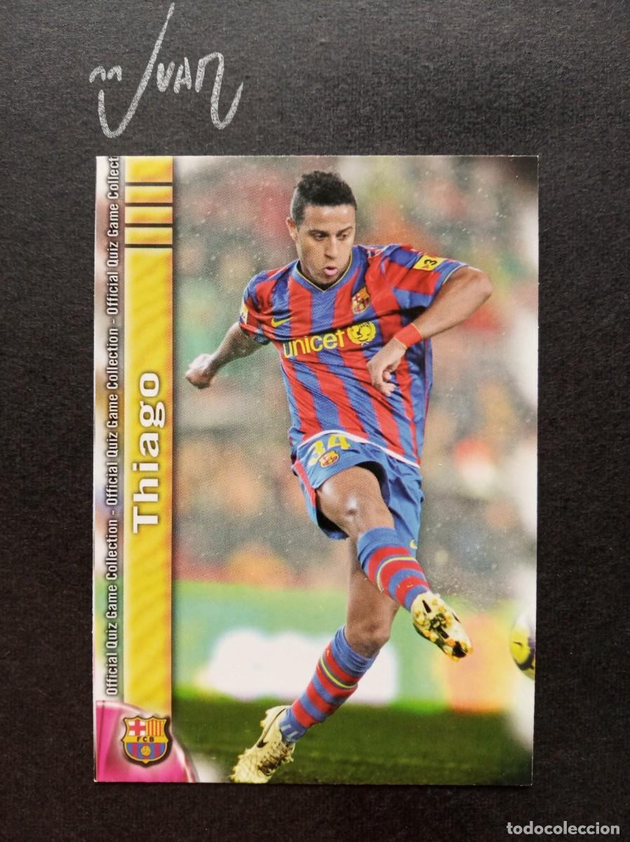 Cromos de F&uacute;tbol: N&ordm; 1176 ROOKIE THIAGO ALCANTARA FC BARCELONA ⚽ MUNDICROMO &reg; 2009 2010 LIGA QUIZ GAME 09 10 NUEVO