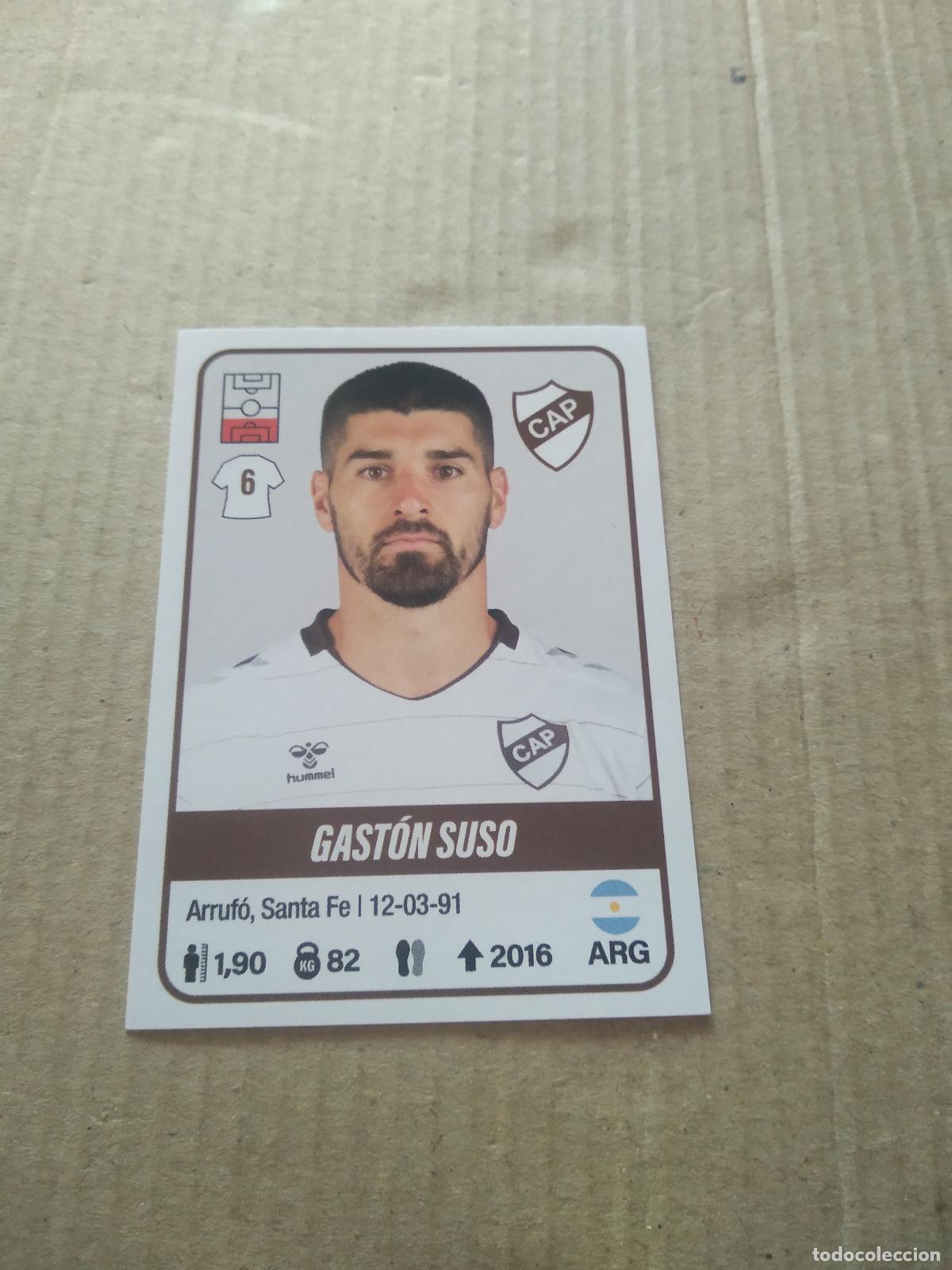 Cromos de F&uacute;tbol: 312 GASTON SUSO PLATENSE CROMO FUTBOL ARGENTINO PANINI LIGA ARGENTINA 2023