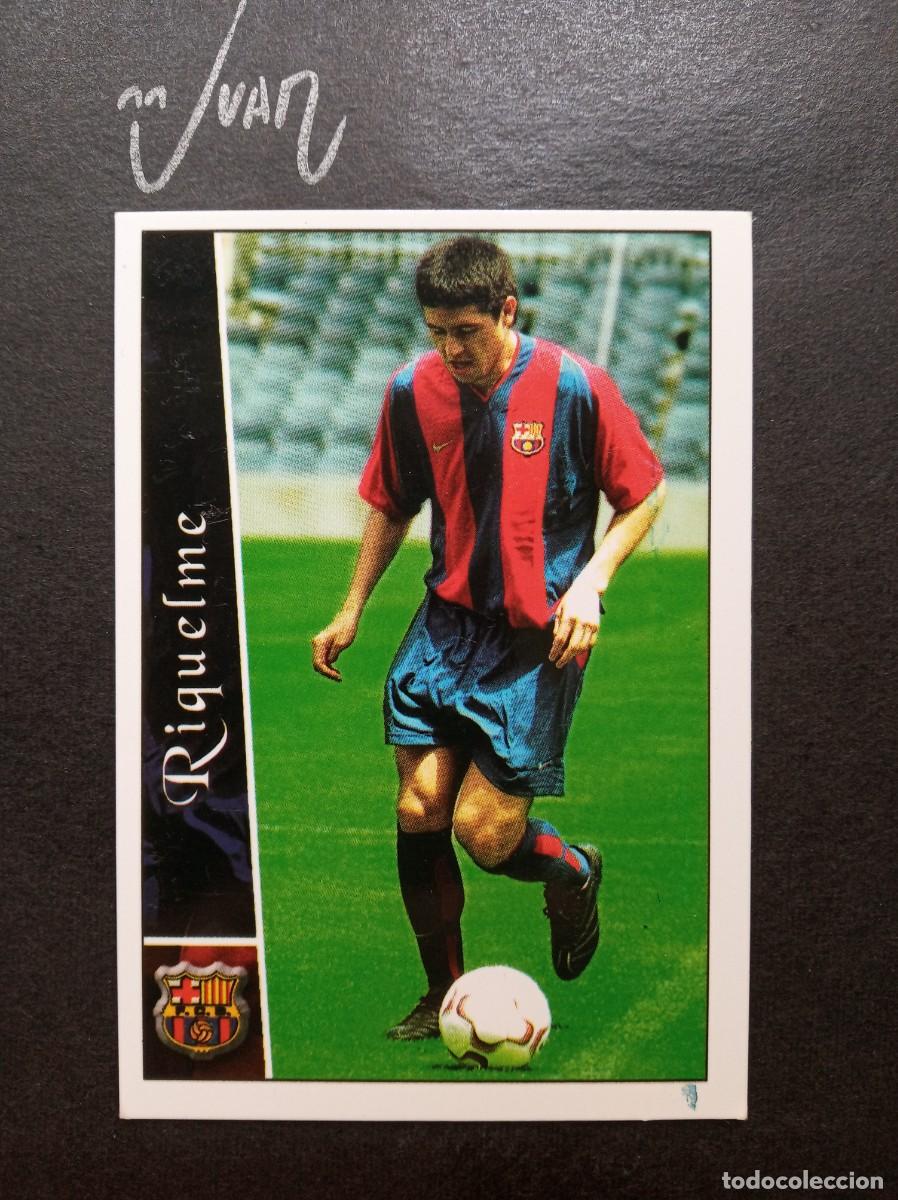 Cromos de F&uacute;tbol: N&ordm; 102 RIQUELME ROOKIE FC BARCELONA ARGENTINA ⚽ MUNDICROMO &reg; 2002 2003 FICHAS LIGA 02 03