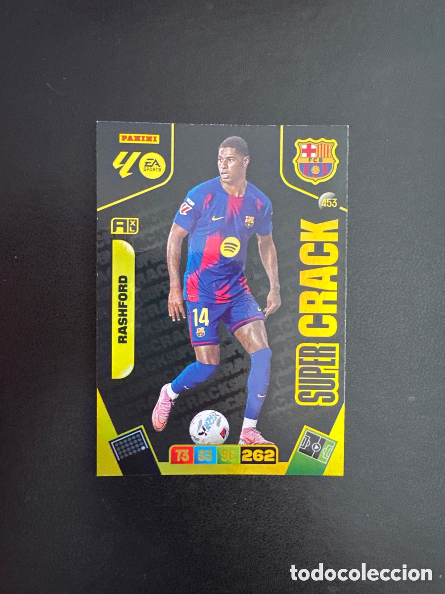 Cromos de F&uacute;tbol: RASHFORD SUPERCRACK NUMERO 453 ADRENALYN 2025 2026