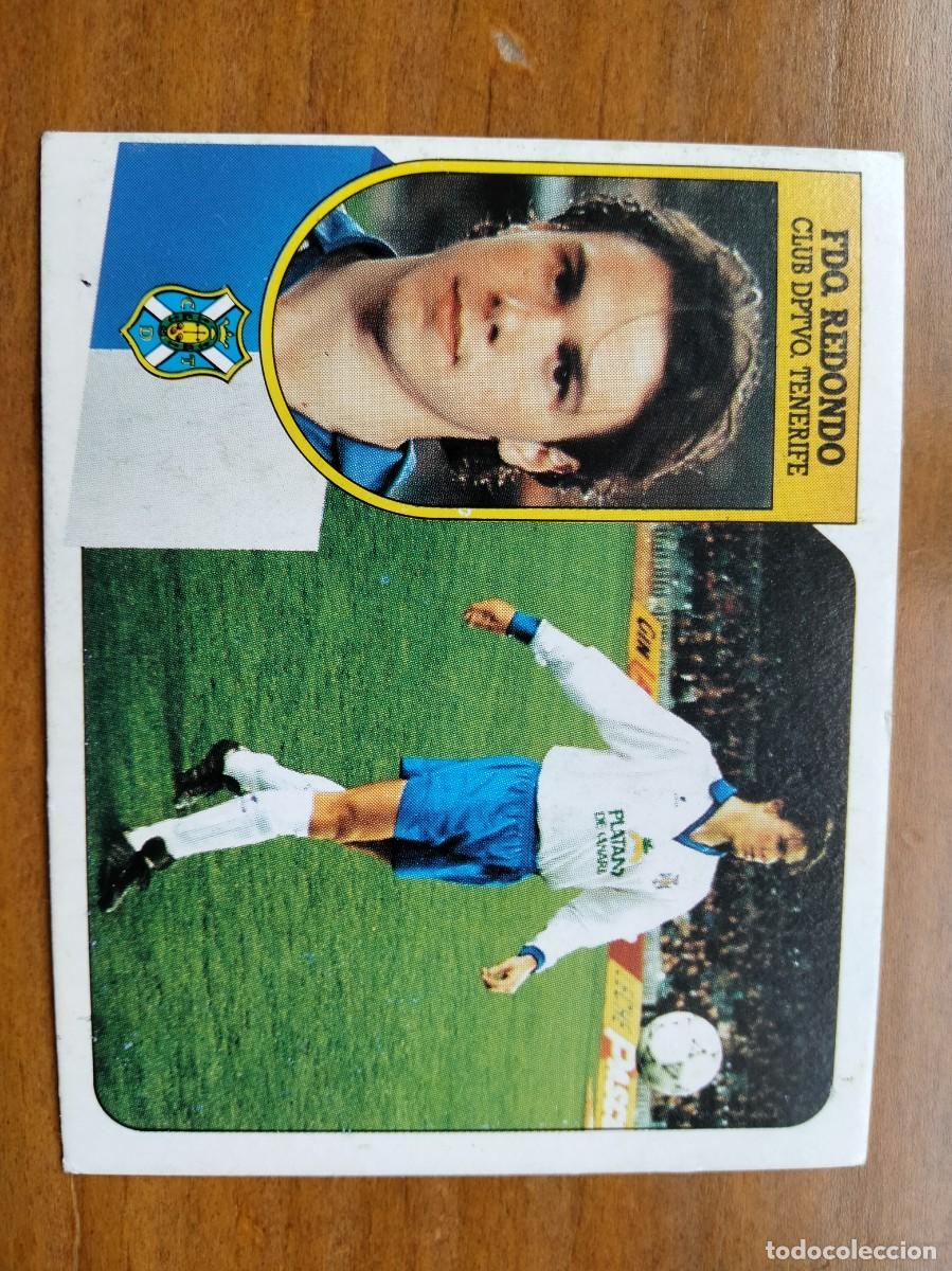 Cromos de F&uacute;tbol: Redondo Tenerife rookie cromo cart&oacute;n &aacute;lbum liga Este 91 92