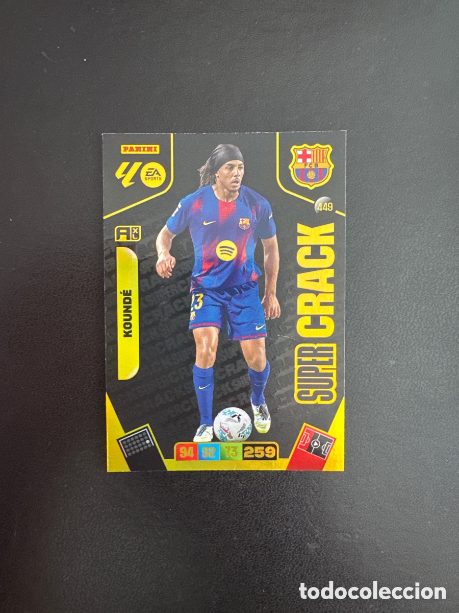Cromos de F&uacute;tbol: KOUNDE SUPERCRACK NUMERO 449 ADRENALYN 2025 2026
