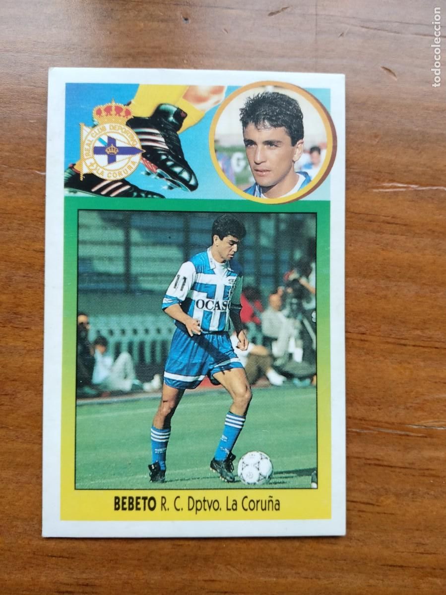 Cartes &agrave; collectionner de Football: Lote 3 cromos Bebeto Deportivo Higuera y Rubio cart&oacute;n &aacute;lbum liga Este 93 94