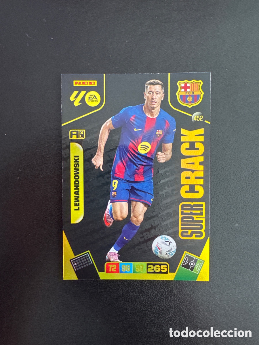 Cromos de F&uacute;tbol: LEWANDOWSKI SUPERCRACK NUMERO 452 ADRENALYN 2025 2026
