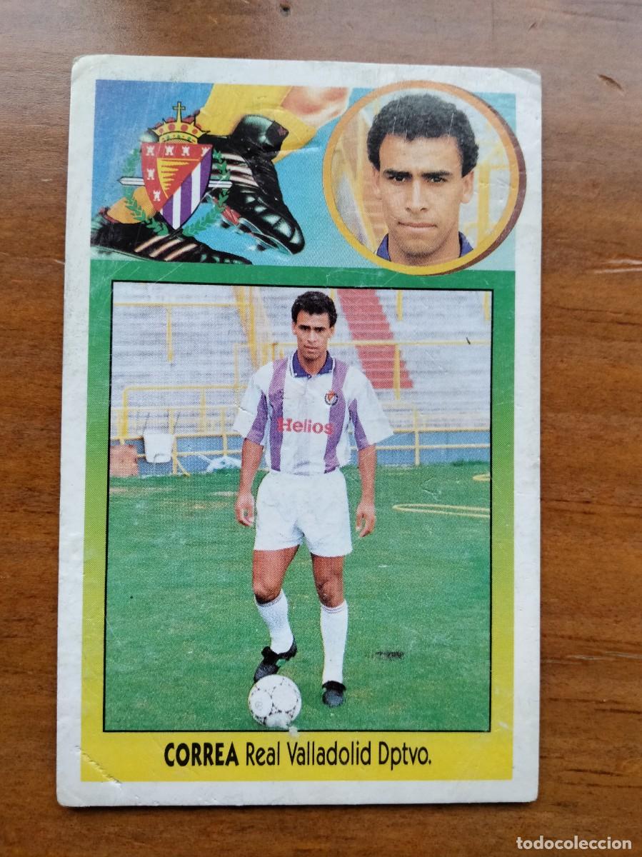 Cromos de F&uacute;tbol: Correa fichaje n 26 Valladolid sin pegar cart&oacute;n &aacute;lbum liga Este 93 94