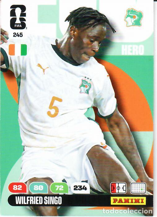 Cromos de F&uacute;tbol: PANINI ADRENALYN MUNDIAL WORLD CUP 2026 - N&ordm; 245 - WILFRIED SINGO - COSTA DE MARFIL