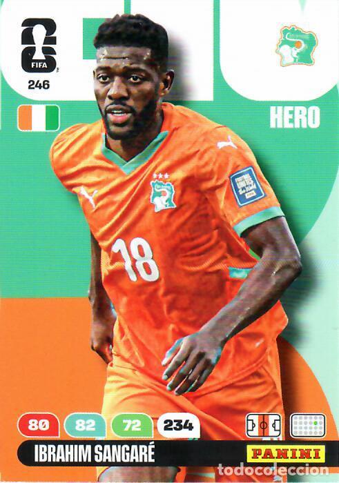 Cromos de F&uacute;tbol: PANINI ADRENALYN MUNDIAL WORLD CUP 2026 - N&ordm; 246 - IBRAHIM SANGAR&Eacute; - COSTA DE MARFIL