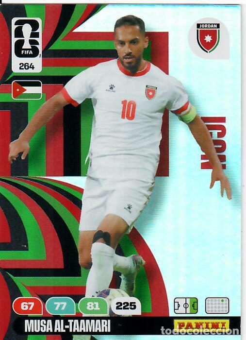 Cromos de F&uacute;tbol: PANINI ADRENALYN MUNDIAL WORLD CUP 2026 - ICON N&ordm; 264 - MUSA AL-TAAMARI - JORDANIA