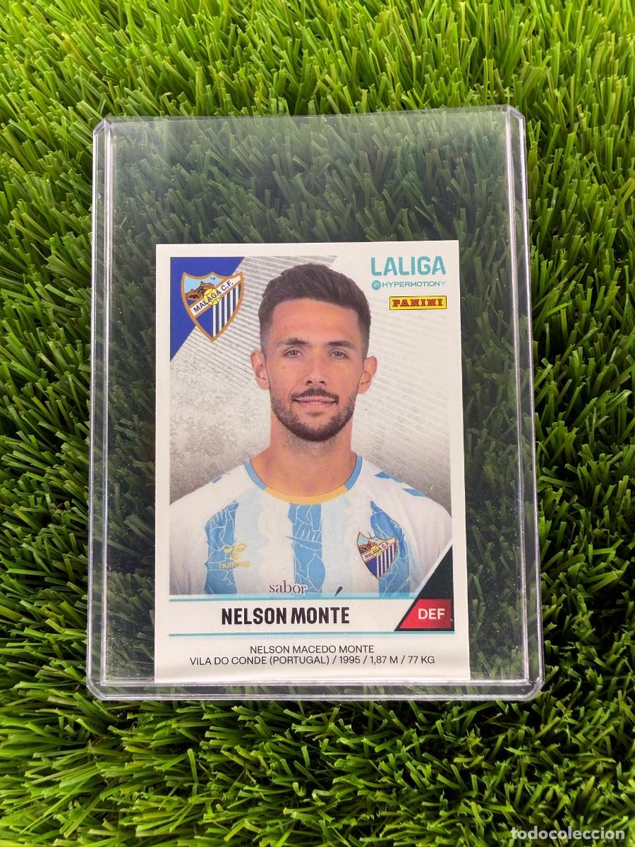 Cromos de F&uacute;tbol: N&ordm; 293 Nelson Monte M&aacute;laga CF Liga Hypermotion 24 25