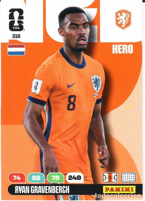 Cromos de F&uacute;tbol: PANINI ADRENALYN MUNDIAL WORLD CUP 2026 - N&ordm; 318 - RYAN GRAVENBERCH - PA&Iacute;SES BAJOS