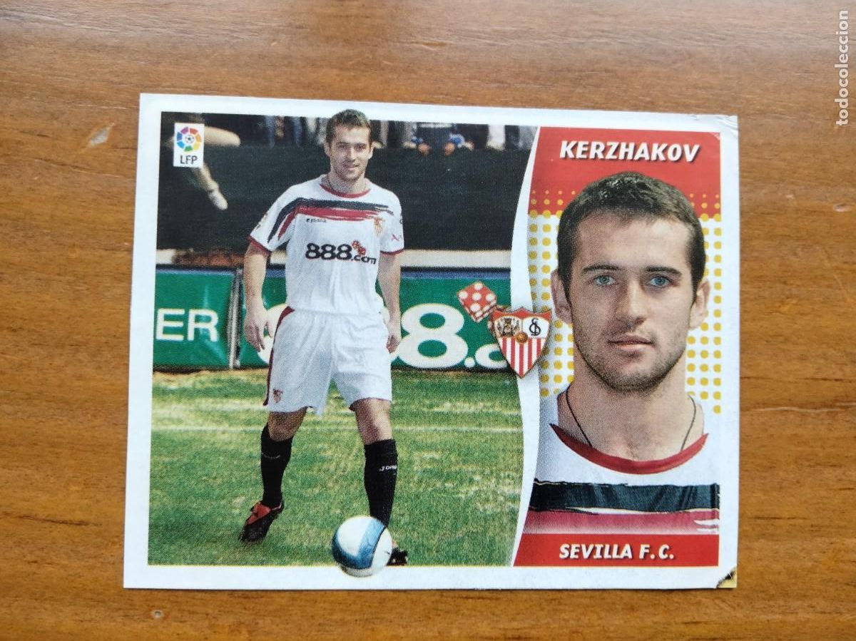 Cromos de F&uacute;tbol: Kerzhakov Sevilla mercado invierno recortado &aacute;lbum liga Este Panini 06 07 2006 2007