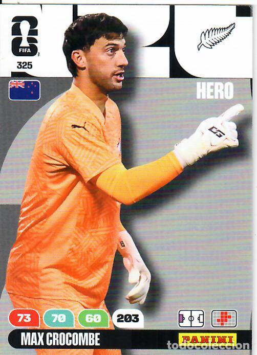 Cromos de F&uacute;tbol: PANINI ADRENALYN MUNDIAL WORLD CUP 2026 - N&ordm; 325 - MAX CROCOMBE - NUEVA ZELANDA
