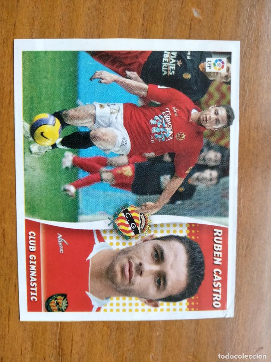 Cromos de F&uacute;tbol: Rub&eacute;n Castro Gimn&aacute;stic Nastic mercado invierno recortado &aacute;lbum liga Este Panini 06 07 2006 2007