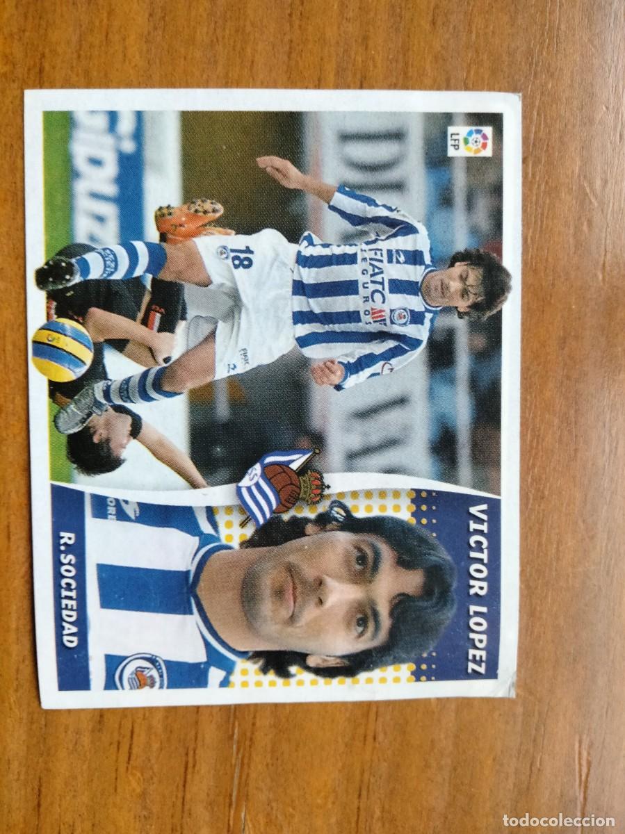 Cromos de F&uacute;tbol: V&iacute;ctor Lopez Real Sociedad mercado invierno recortado &aacute;lbum liga Este Panini 06 07 2006 2007