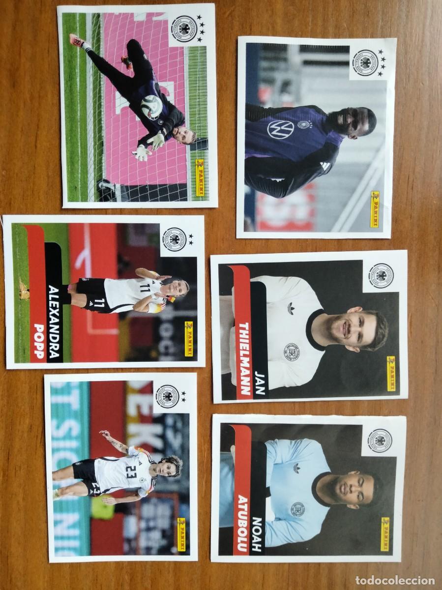 Cromos de F&uacute;tbol: Lote 6 cromos selecci&oacute;n alemania Dfb con Rudiger 2025 Panini