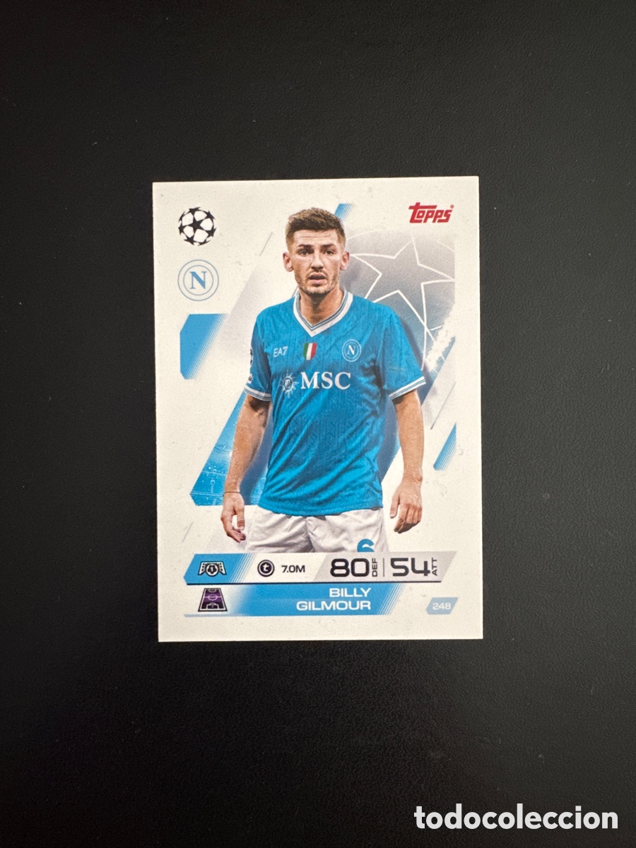 Cromos de F&uacute;tbol: GILMOUR N&Aacute;POLES NUMERO 248 ADRENALYN 2025 2026