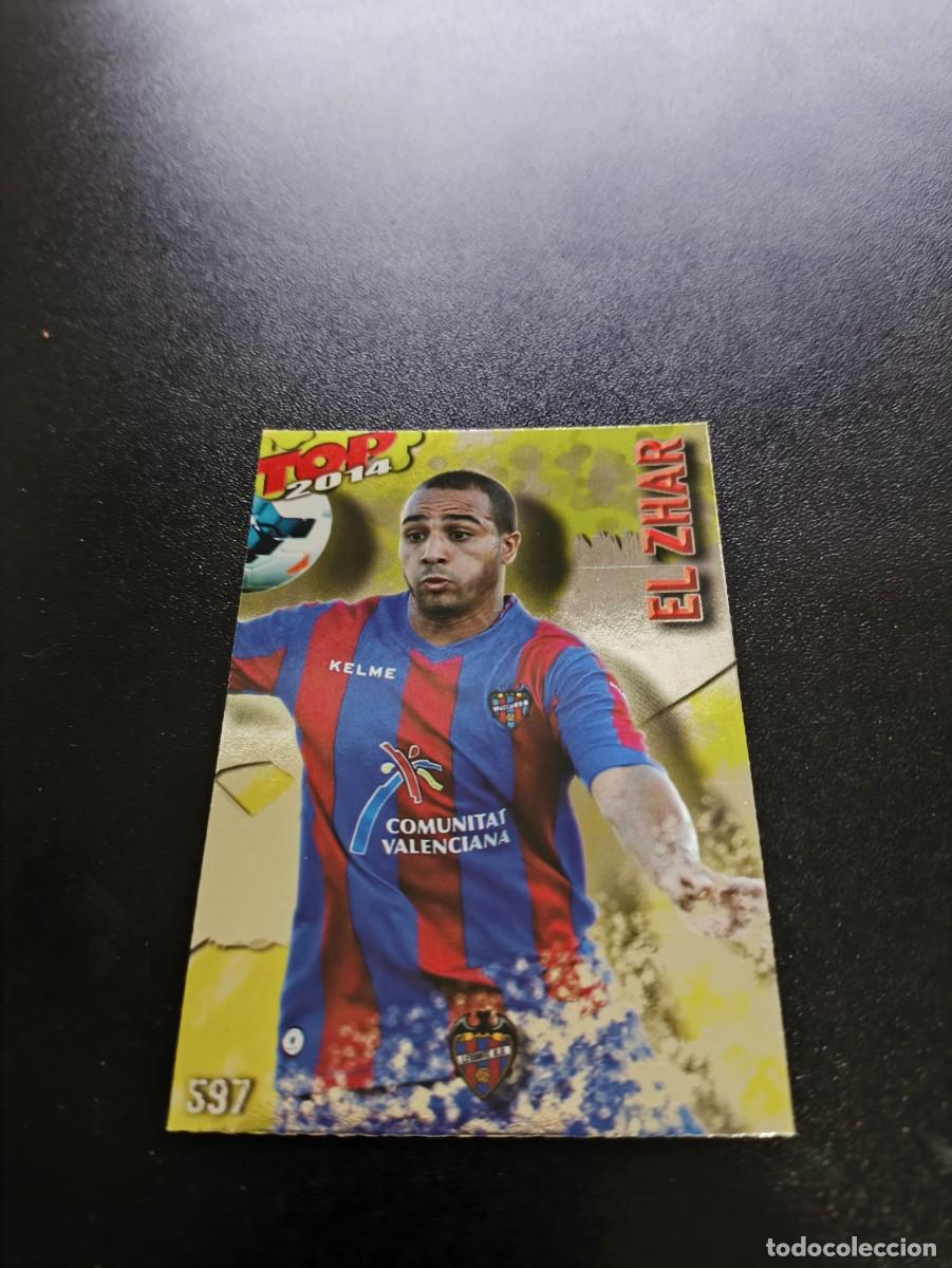 Cromos de F&uacute;tbol: 597 EL ZHAR LEVANTE BRILLO AMARILLO TOP MUNDICROMO LIGA 2013 2014 13 14 NO PANINI ESTE
