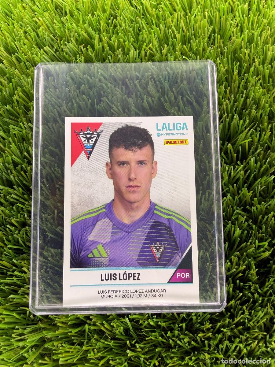 Cromos de F&uacute;tbol: N&ordm; 309 Luis L&oacute;pez CD Mirand&eacute;s Liga Hypermotion 24 25