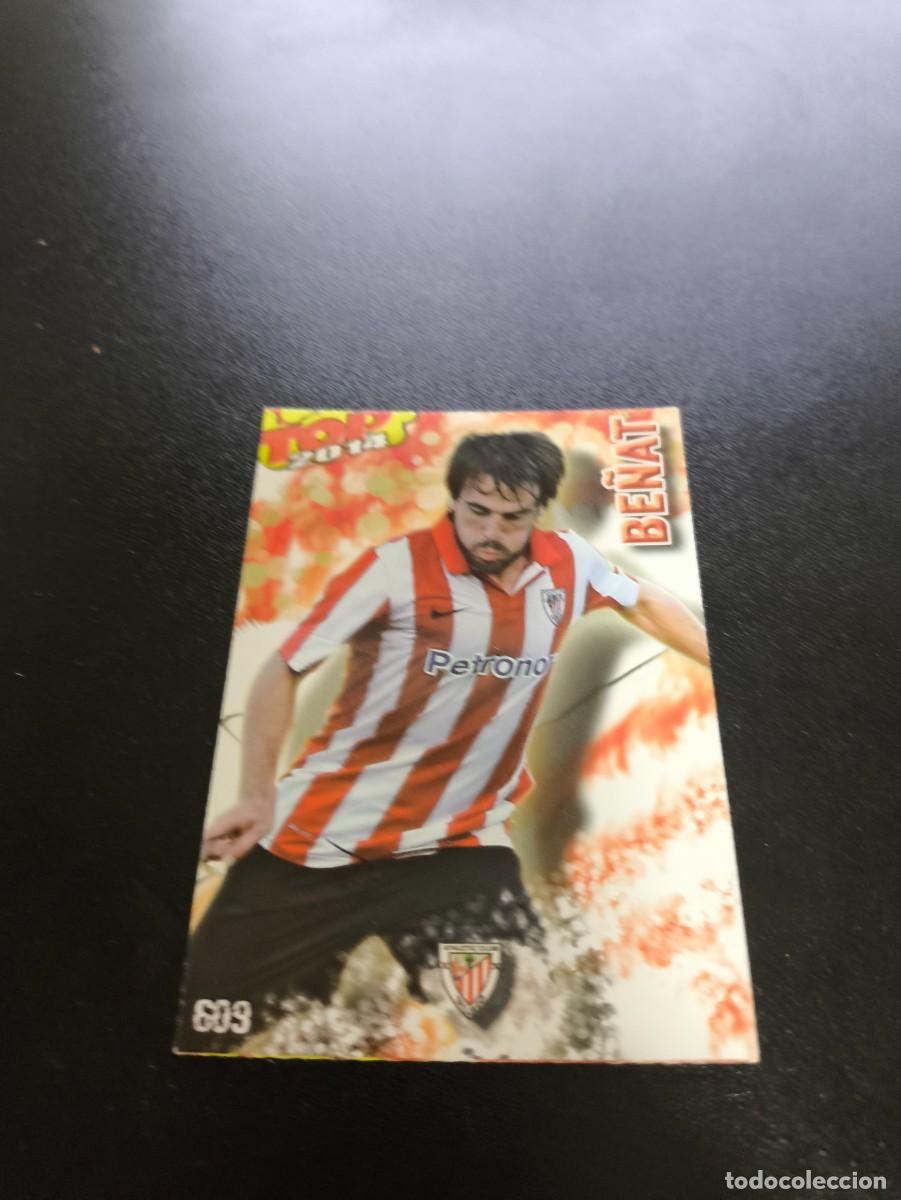 Cromos de F&uacute;tbol: 609 BE&Ntilde;AT ATHLETIC DE BILBAO BRILLO ROJO TOP MUNDICROMO LIGA 2013 2014 13 14 NO PANINI ESTE