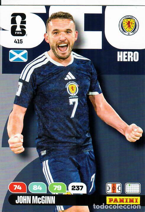 Cromos de F&uacute;tbol: PANINI ADRENALYN MUNDIAL WORLD CUP 2026 - N&ordm; 415 - JOHN McGINN - ESCOCIA