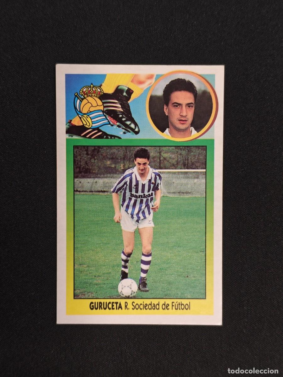 Fu&szlig;ball-Sticker: CROMO LIGA ESTE GURUCETA REAL SOCIEDAD NUNCA PEGADO SIN PEGAR 93 94 1993 1994 RA526