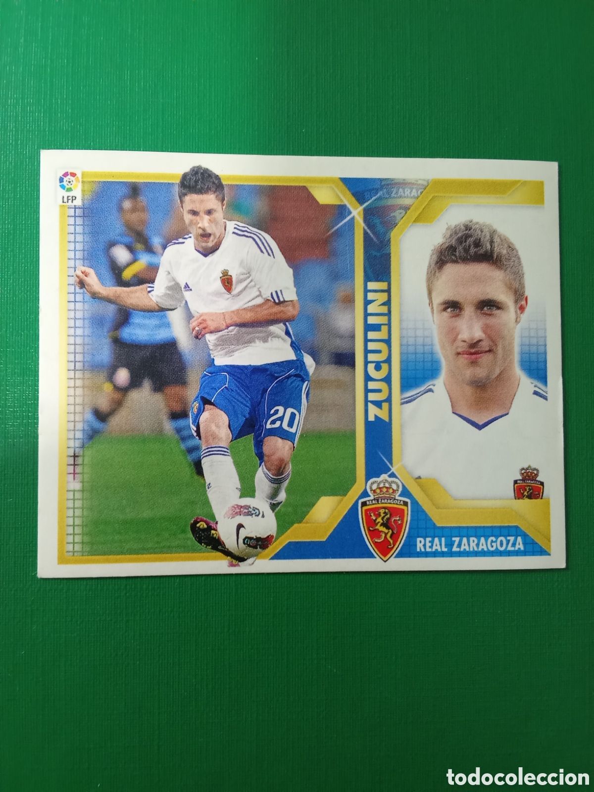 Cromos de F&uacute;tbol: ZUCULINI ZARAGOZA FICHAJE 34 LIGA ESTE 2011 2012 11-12 SIN PEGAR
