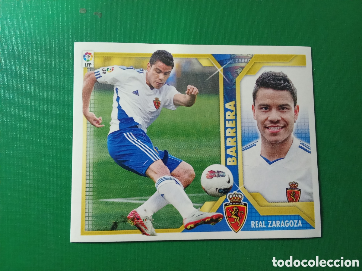 Cromos de F&uacute;tbol: BARRERA ZARAGOZA FICHAJE 50 LIGA ESTE 2011 2012 11-12 SIN PEGAR