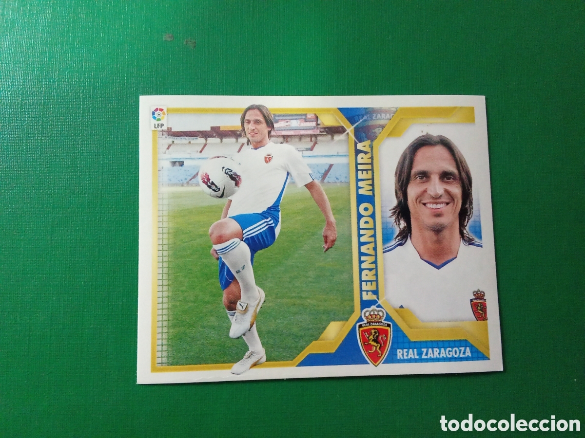 Fu&szlig;ball-Sticker: FERNANDO MEIRA ZARAGOZA FICHAJE 41 LIGA ESTE 2011 2012 11-12 SIN PEGAR