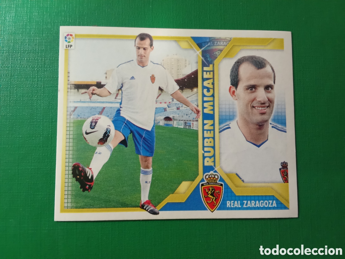 Fu&szlig;ball-Sticker: RUBEN MICAEL ZARAGOZA COLOCA LIGA ESTE 2011 2012 11-12 SIN PEGAR