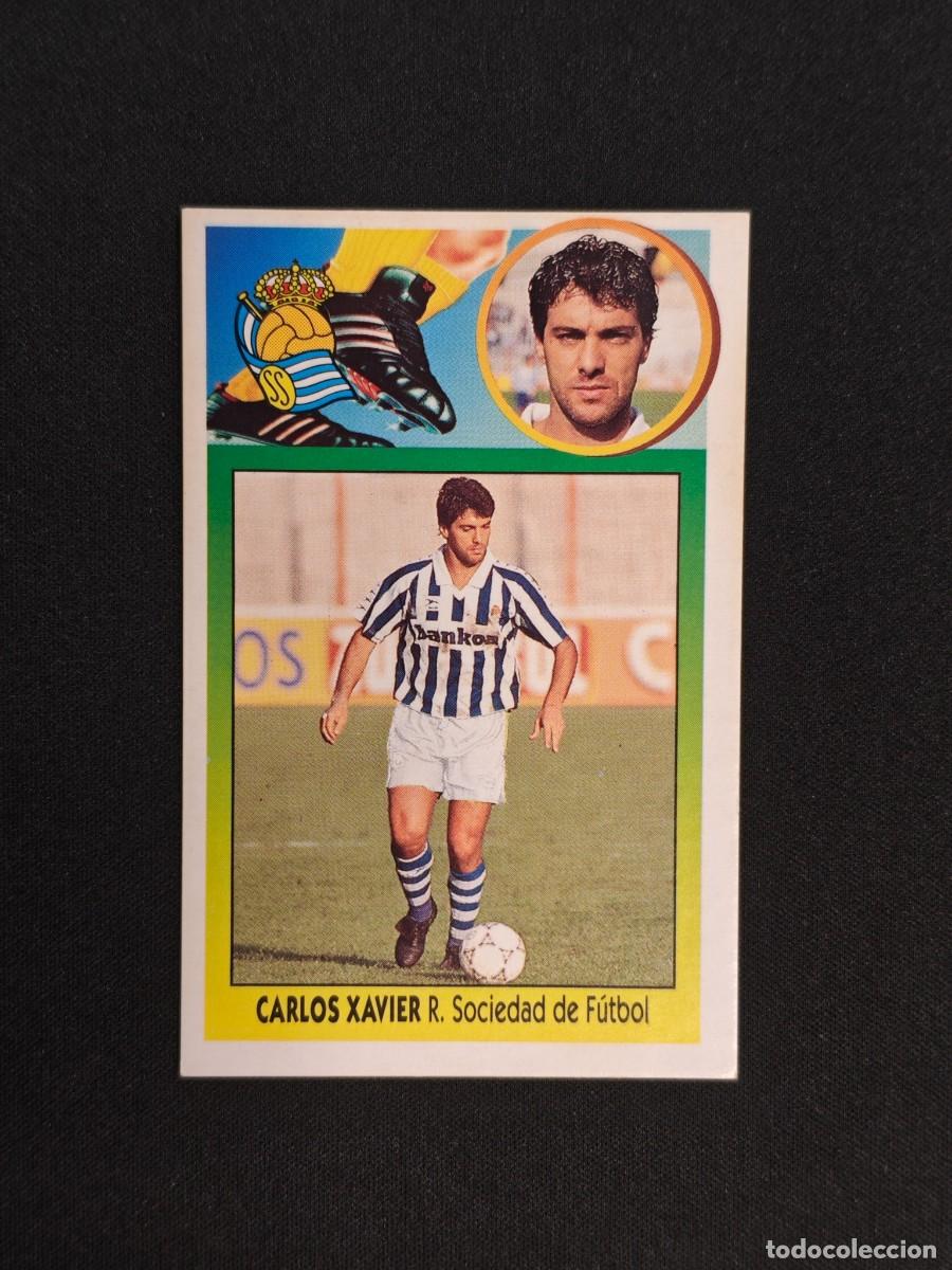 Cromos de F&uacute;tbol: CROMO LIGA ESTE CARLOS XAVIER REAL SOCIEDAD NUNCA PEGADO SIN PEGAR 93 94 1993 1994 RA526