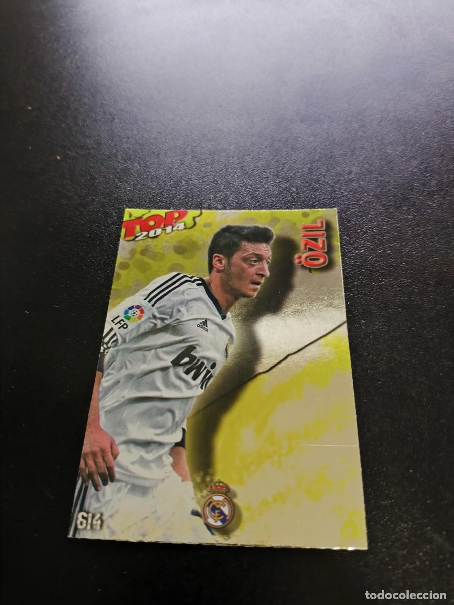 Cromos de F&uacute;tbol: 614 OZIL REAL MADRID BRILLO AMARILLO TOP MUNDICROMO LIGA 2013 2014 13 14 NO PANINI ESTE