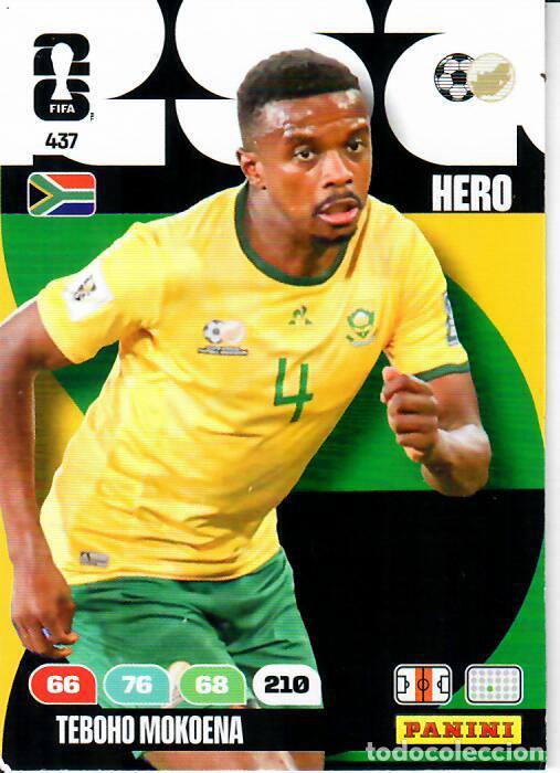 Cromos de F&uacute;tbol: PANINI ADRENALYN MUNDIAL WORLD CUP 2026 - N&ordm; 437 - TEBOHO MOKOENA - SUD&Aacute;FRICA
