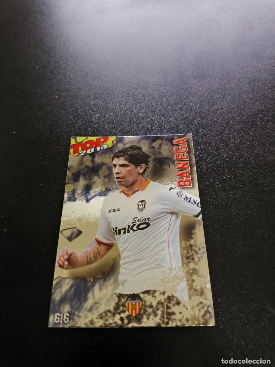 Cartes &agrave; collectionner de Football: 616 BANEGA VALENCIA BRILLO AZUL TOP MUNDICROMO LIGA 2013 2014 13 14 NO PANINI ESTE