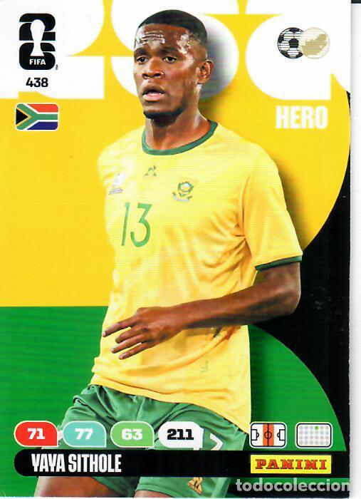 Cartes &agrave; collectionner de Football: PANINI ADRENALYN MUNDIAL WORLD CUP 2026 - N&ordm; 438 - YAYA SITHOLE - SUD&Aacute;FRICA
