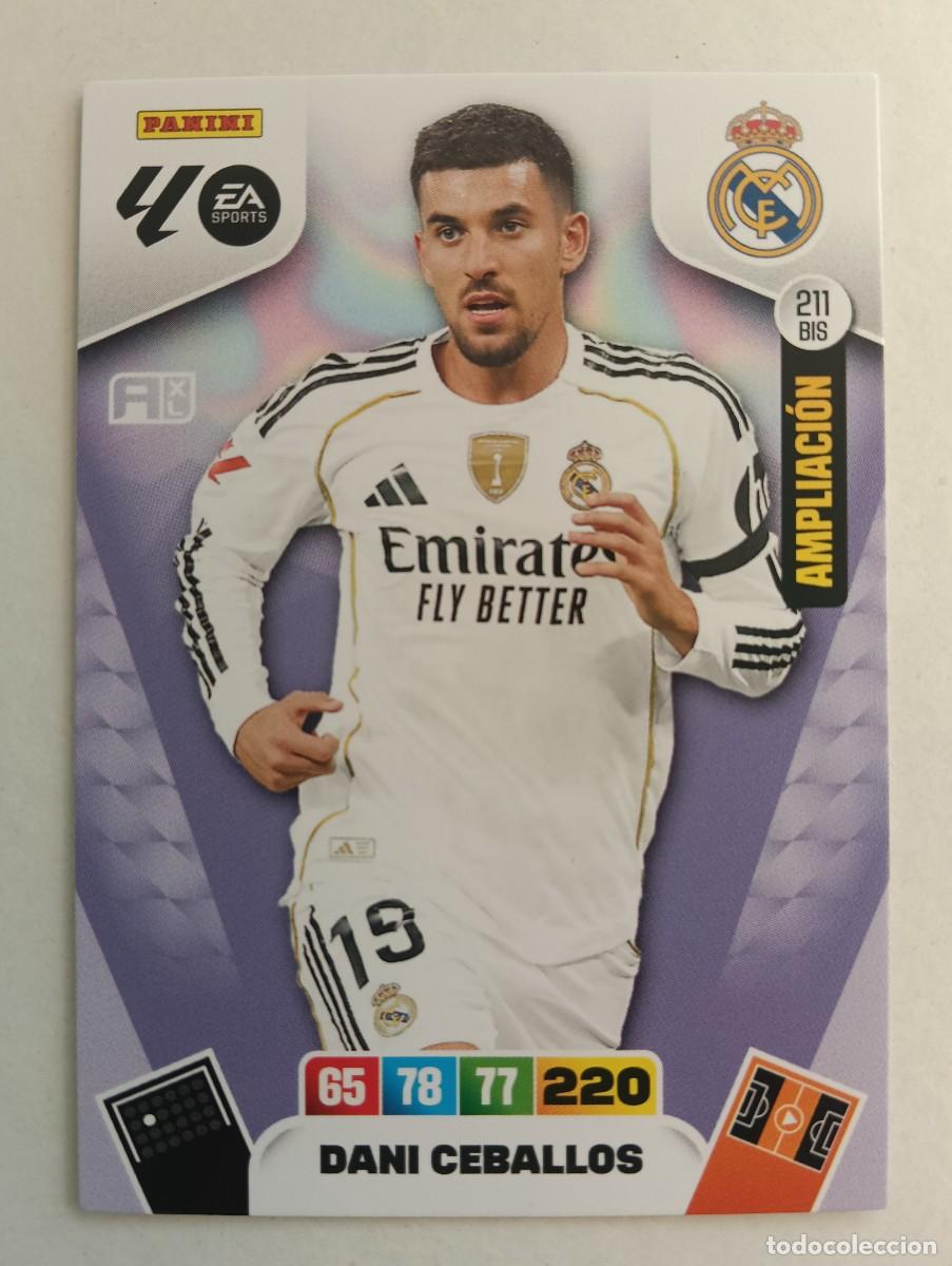 Cromos de F&uacute;tbol: Adrenanlyn 25/26 - Dani Ceballos - N&deg; 211 bis - R. Madrid ( Ampliaci&oacute;n)