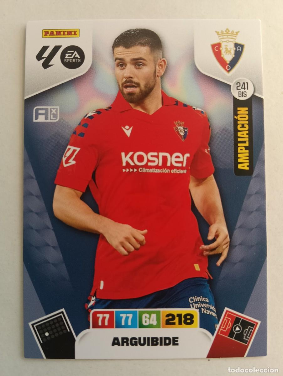 Cromos de F&uacute;tbol: Adrenanlyn 25/26 - Arguibide - N&deg; 241 bis - Osasuna ( Ampliaci&oacute;n)