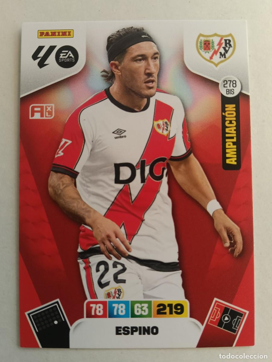 Cromos de F&uacute;tbol: Adrenanlyn 25/26 - Espino - N&deg; 278 bis - R. Vallecano ( Ampliaci&oacute;n)