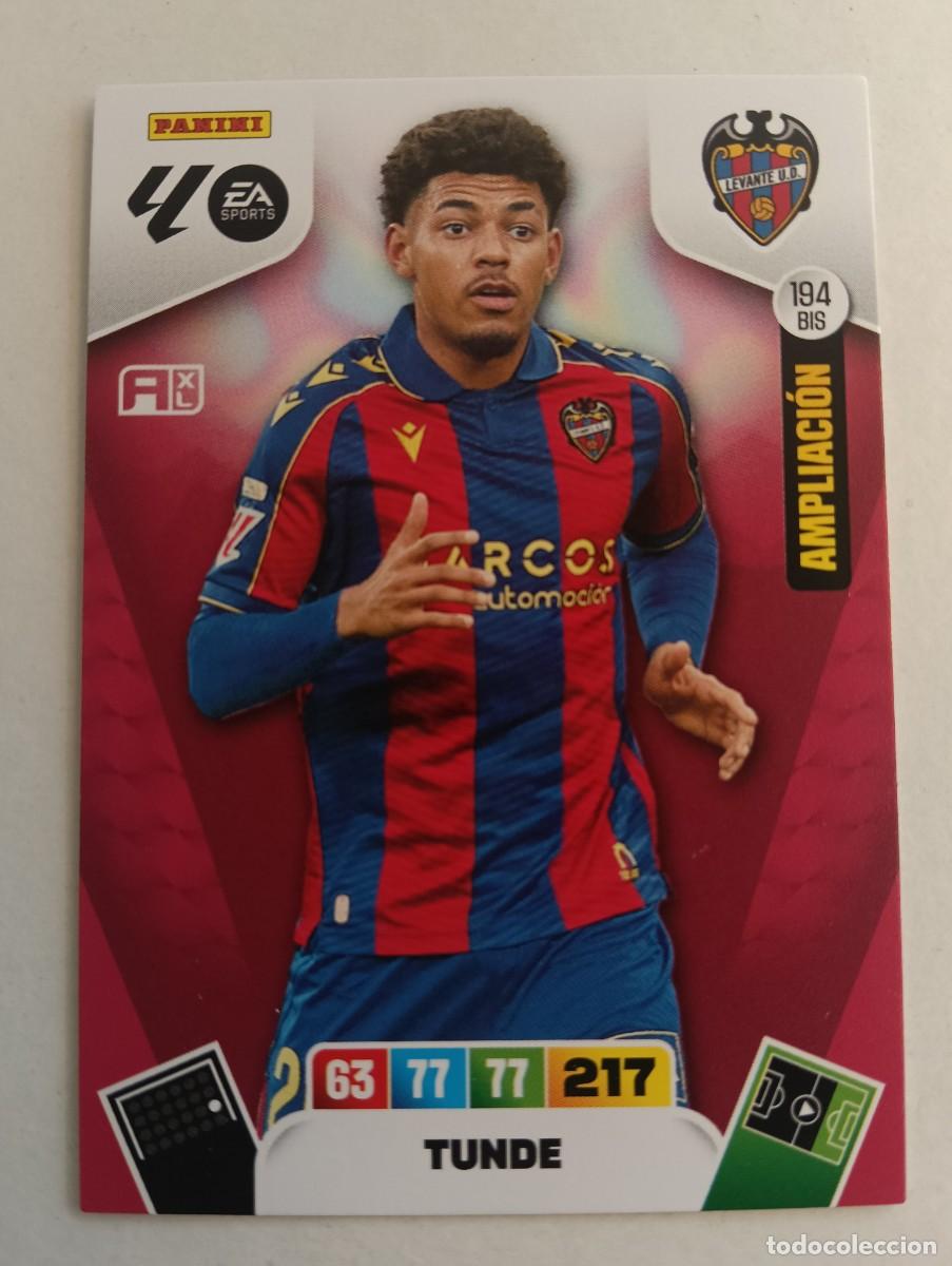 Cromos de F&uacute;tbol: Adrenanlyn 25/26 - Tunde - N&deg; 194 bis - Levante ( Ampliaci&oacute;n)