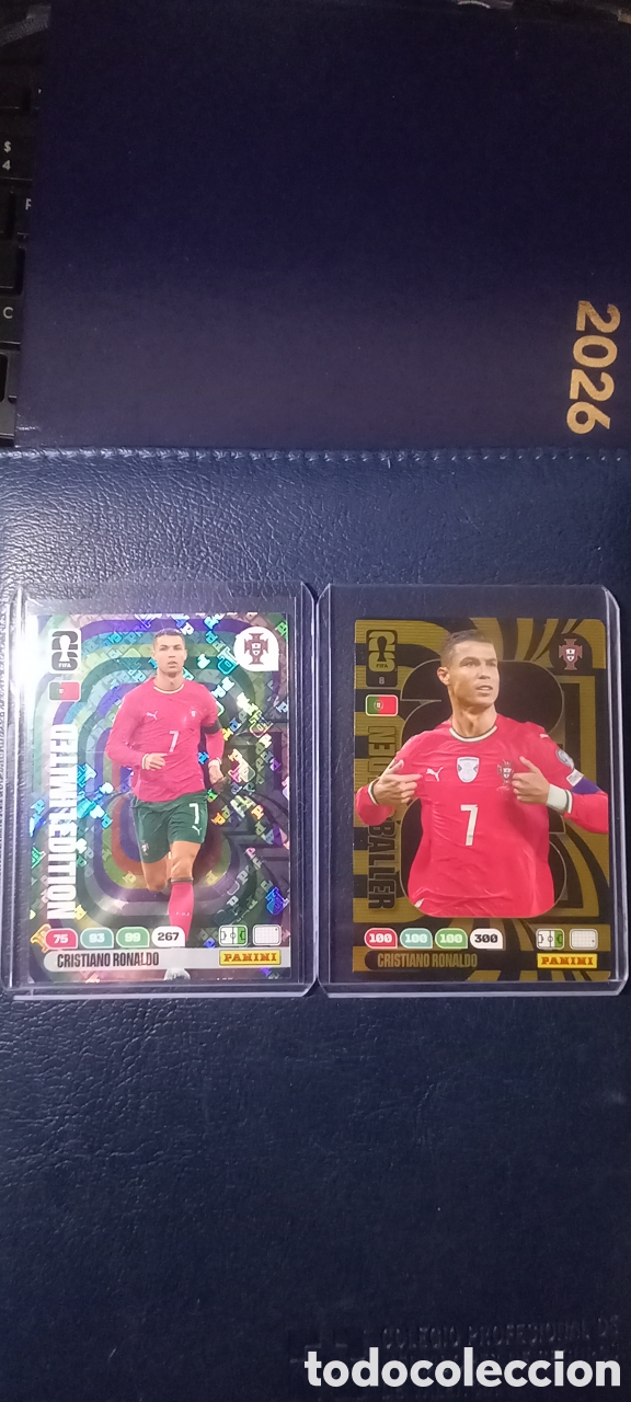 Cromos de F&uacute;tbol: Lote 2 cromos CRISTIANO RONALDO MUNDIAL 2026 USA PANINI
