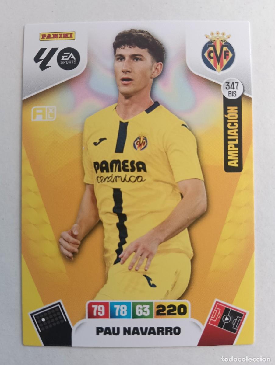 Cromos de F&uacute;tbol: Adrenanlyn 25/26 - Pau Navarro - N&deg; 347 bis - Villarreal ( Ampliaci&oacute;n)