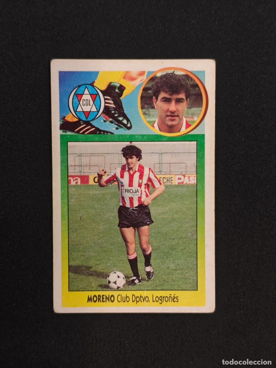Cromos de F&uacute;tbol: CROMO LIGA ESTE MORENO LOGRO&Ntilde;ES NUNCA PEGADO SIN PEGAR 93 94 1993 1994 RA526