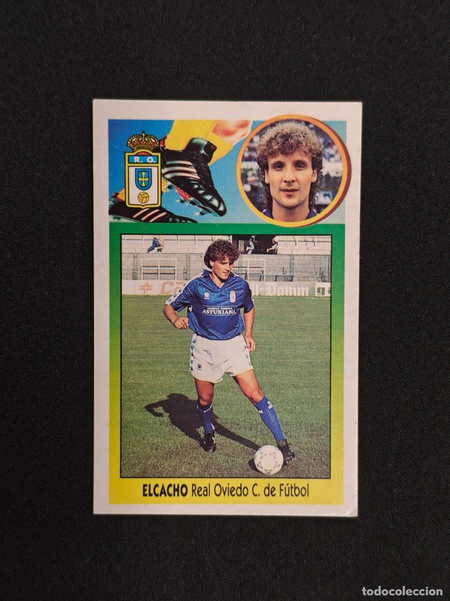 Cromos de F&uacute;tbol: CROMO LIGA ESTE ELCACHO REAL OVIEDO NUNCA PEGADO SIN PEGAR 93 94 1993 1994 RA526