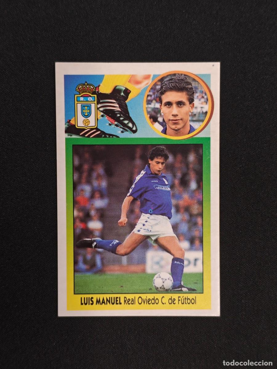 Cromos de F&uacute;tbol: CROMO LIGA ESTE LUIS MANUEL REAL OVIEDO NUNCA PEGADO SIN PEGAR 93 94 1993 1994 RA526