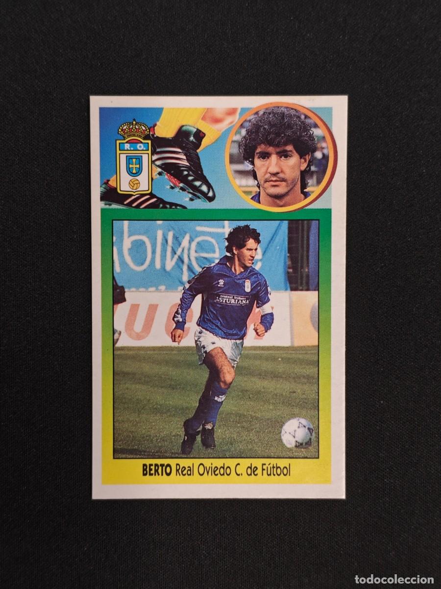 Cromos de F&uacute;tbol: CROMO LIGA ESTE BERTO REAL OVIEDO NUNCA PEGADO SIN PEGAR 93 94 1993 1994 RA526