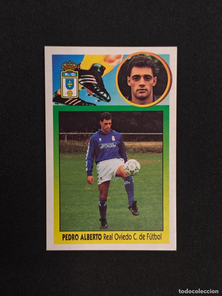 Cromos de F&uacute;tbol: CROMO LIGA ESTE PEDRO ALBERTO REAL OVIEDO NUNCA PEGADO SIN PEGAR 93 94 1993 1994 RA526