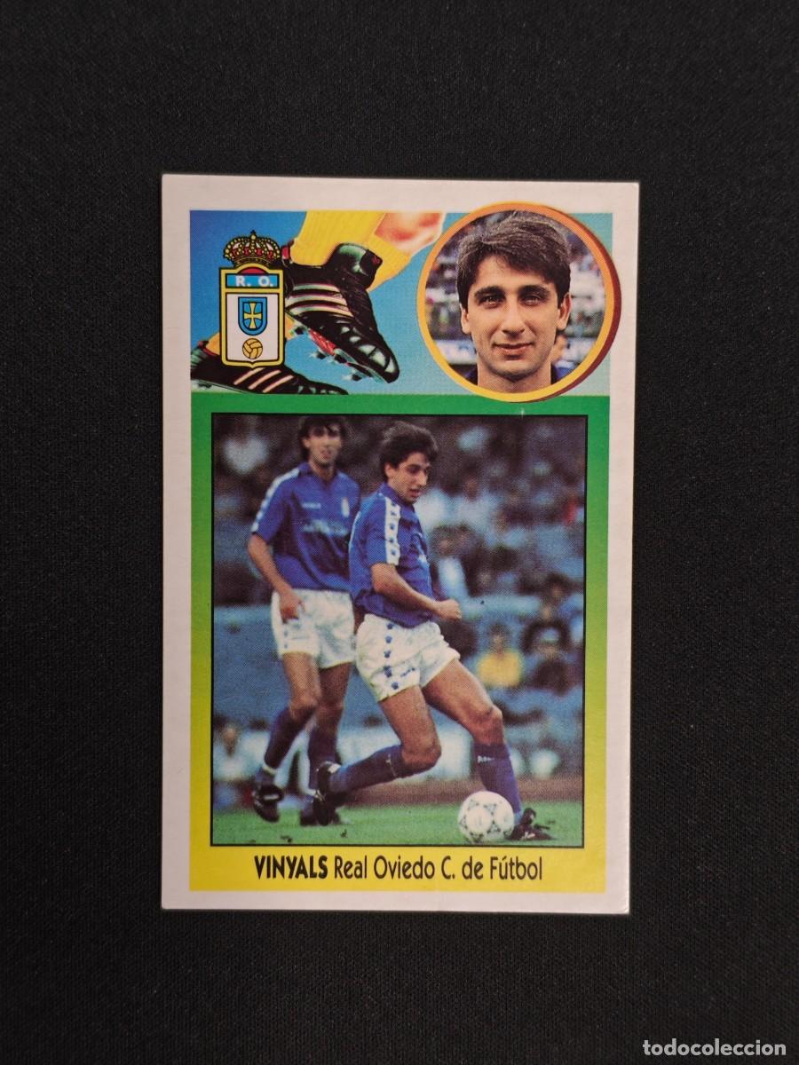 Cromos de F&uacute;tbol: CROMO LIGA ESTE VINYALS REAL OVIEDO NUNCA PEGADO SIN PEGAR 93 94 1993 1994 RA526